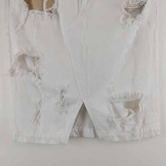 RAG & BONE | White Denim Pencil Skirt - Picture 4 of 13